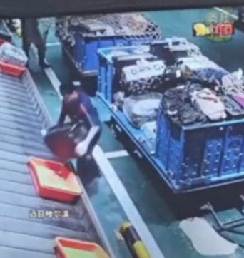 爾濱裝卸行李溫柔得像放雞蛋