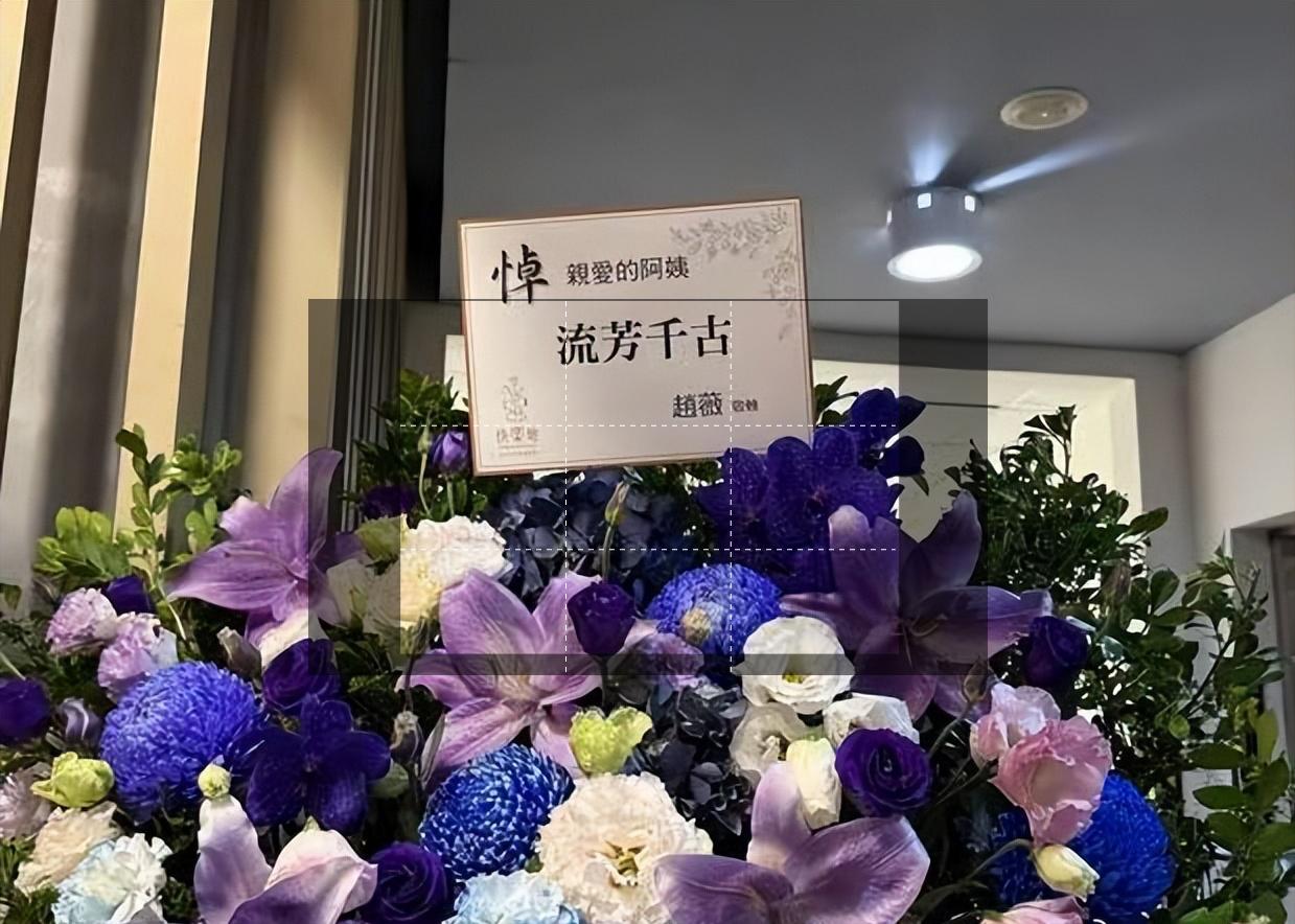 秦嵐蔣勤勤等藝人為瓊瑤花葬奉花