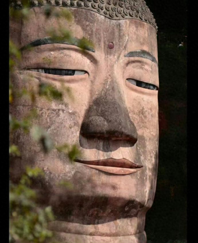 樂山大佛“上天了”